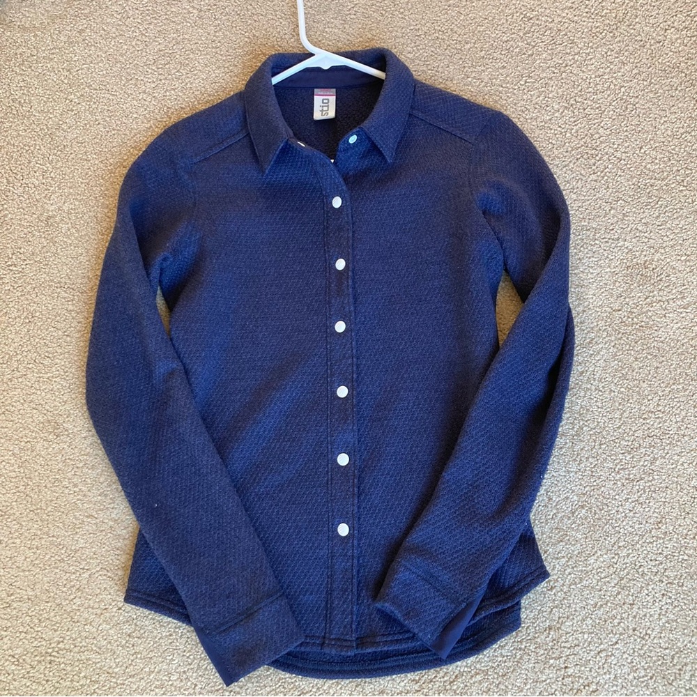 Stio Thermop Fleece Women's Blue Shirt - Size S